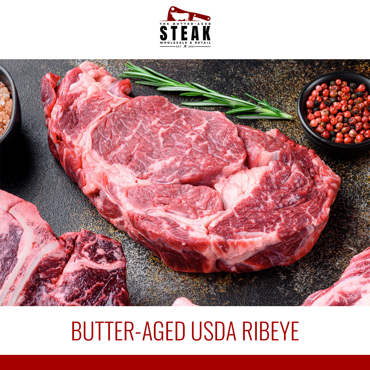 ButterAged USDA Ribeye Steak The Butter Aged Steak